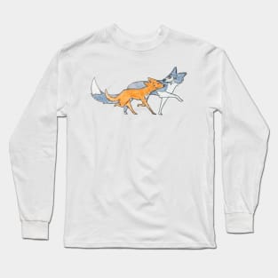 Walking the dog Long Sleeve T-Shirt